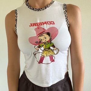 Omighty White Cowgirl Tank